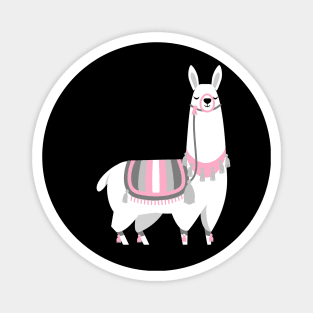 Demigirl Llama Magnet